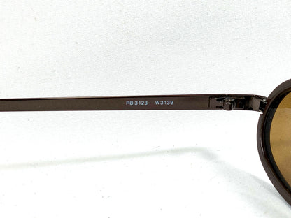 #1490 RAY BAN Crossroad Oval RB3123 Sunglasses with Case