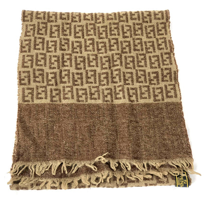 #1529 FENDI Zucca 100% Wool Scarf