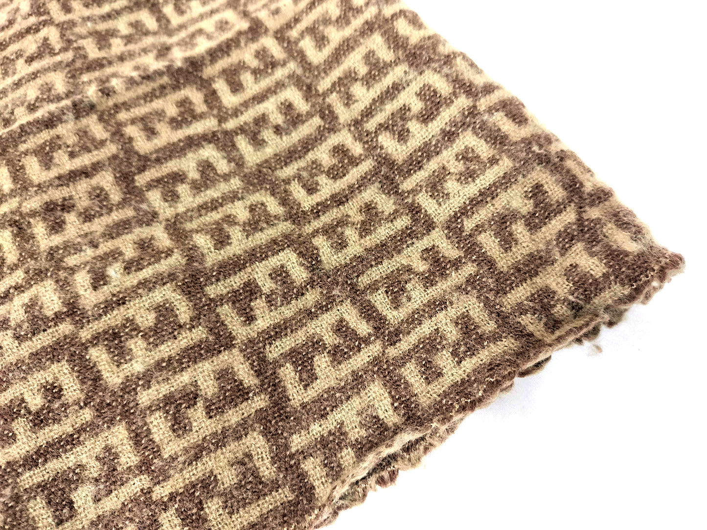 #1529 FENDI Zucca 100% Wool Scarf