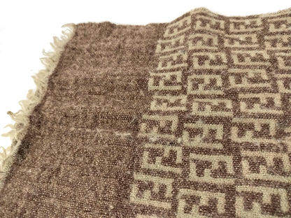 #1529 FENDI Zucca 100% Wool Scarf