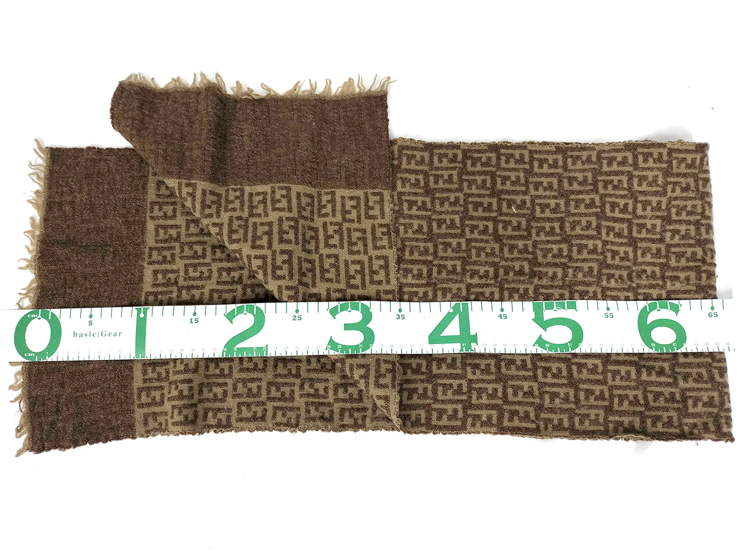 #1529 FENDI Zucca 100% Wool Scarf