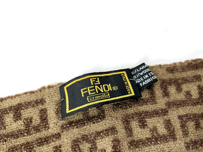 #1529 FENDI Zucca 100% Wool Scarf