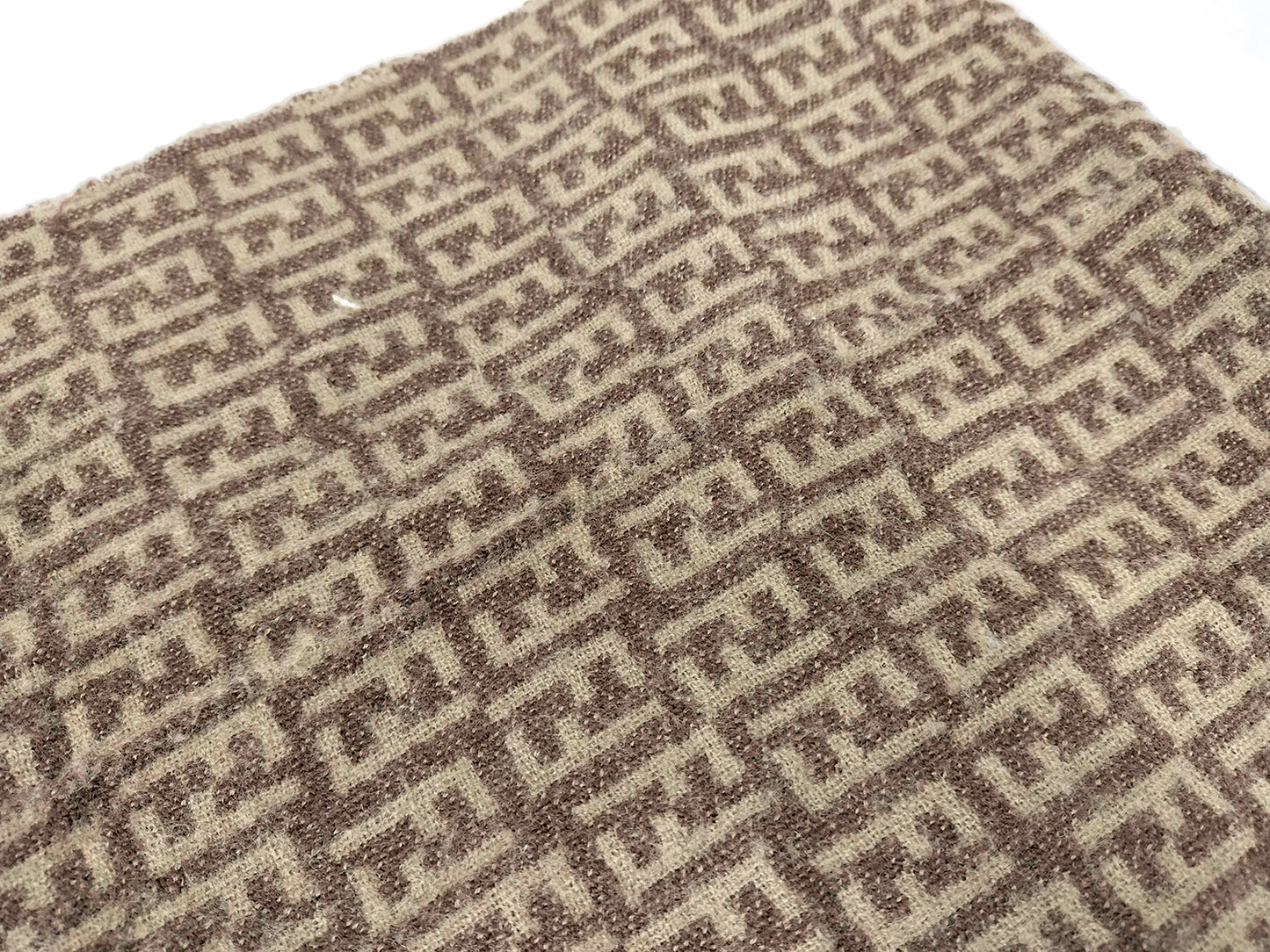 #1529 FENDI Zucca 100% Wool Scarf