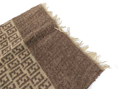 #1529 FENDI Zucca 100% Wool Scarf