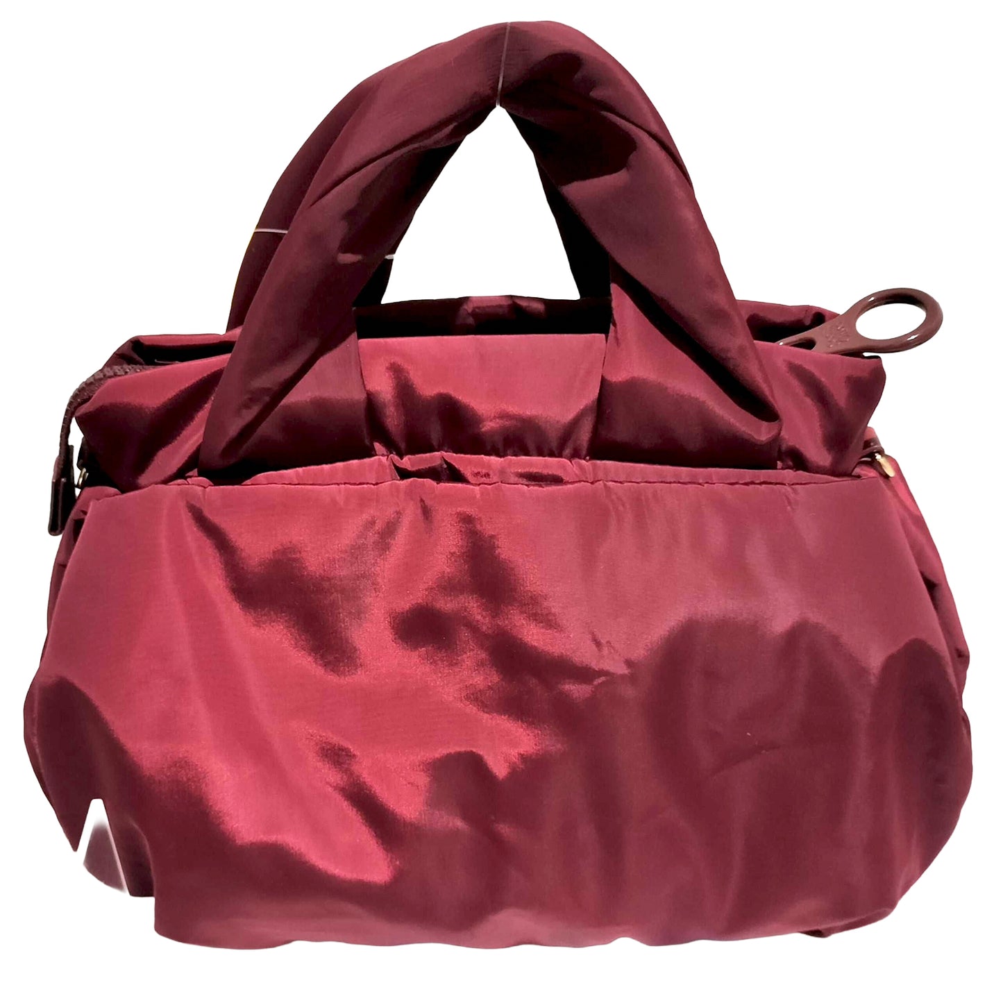 #1301 CHLOE See by Chloe Burgundy Nylon Joy Rider Bag