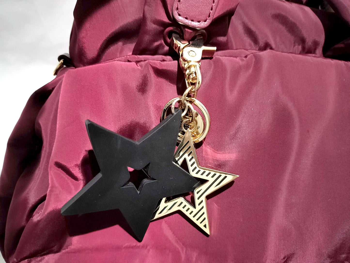 #1301 CHLOE See by Chloe Burgundy Nylon Joy Rider Bag