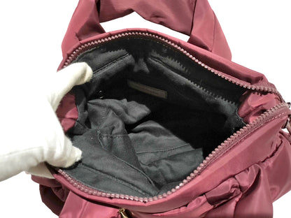 #1301 CHLOE See by Chloe Burgundy Nylon Joy Rider Bag