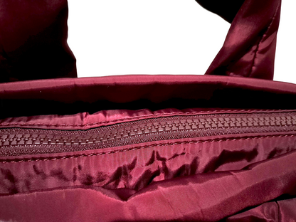 #1301 CHLOE See by Chloe Burgundy Nylon Joy Rider Bag