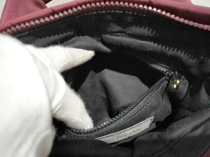 #1301 CHLOE See by Chloe Burgundy Nylon Joy Rider Bag