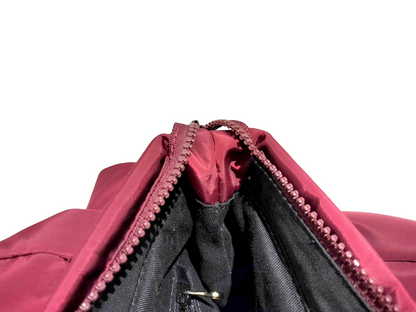 #1301 CHLOE See by Chloe Burgundy Nylon Joy Rider Bag