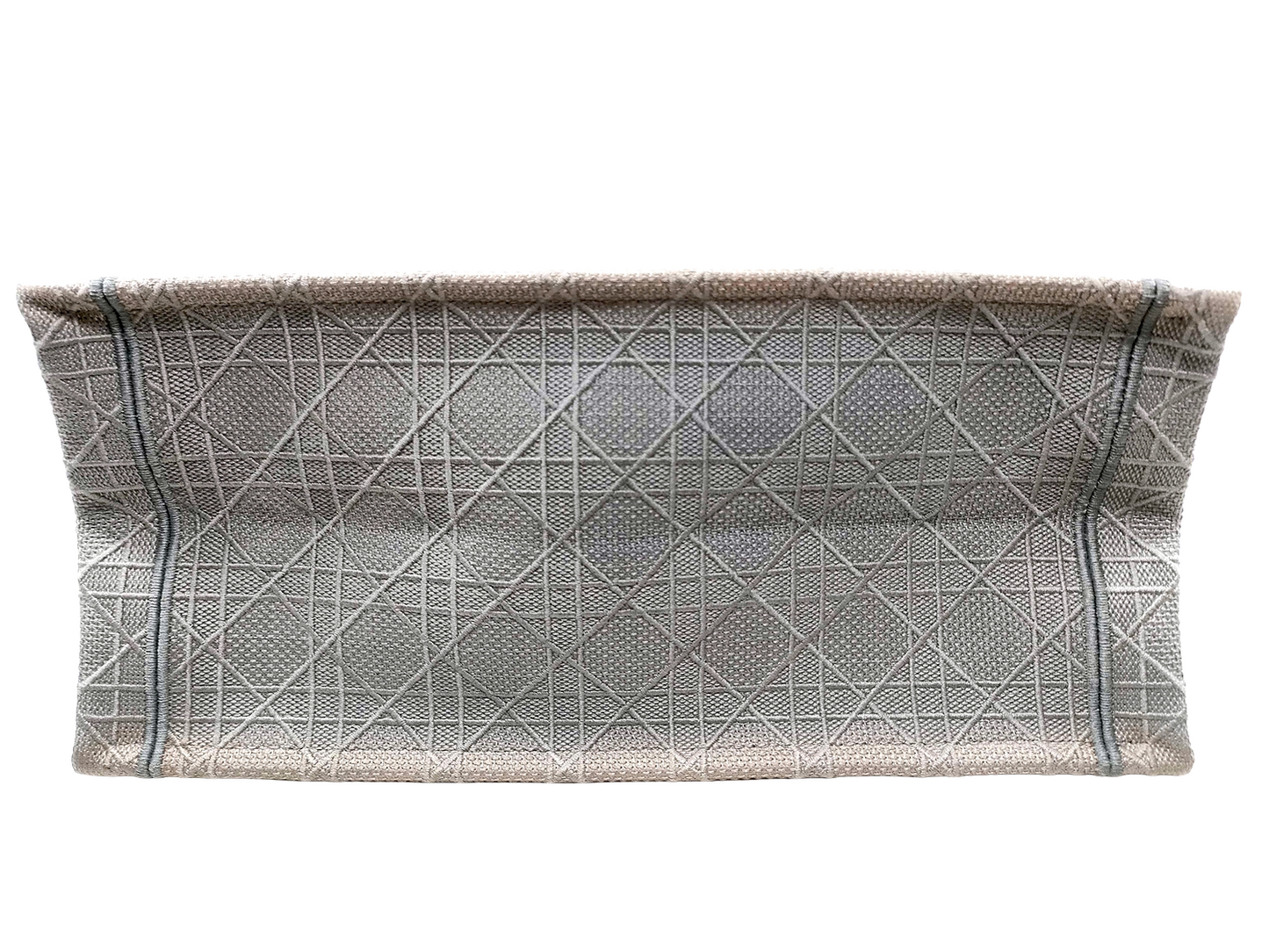 #1299 CHRISTIAN DIOR Medium Stone Cannage Book Tote