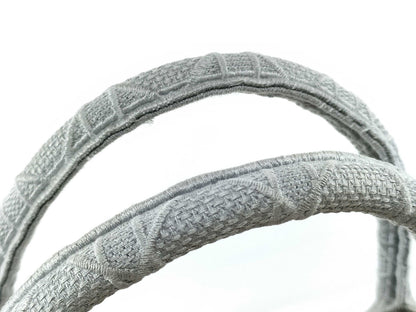 #1299 CHRISTIAN DIOR Medium Stone Cannage Book Tote