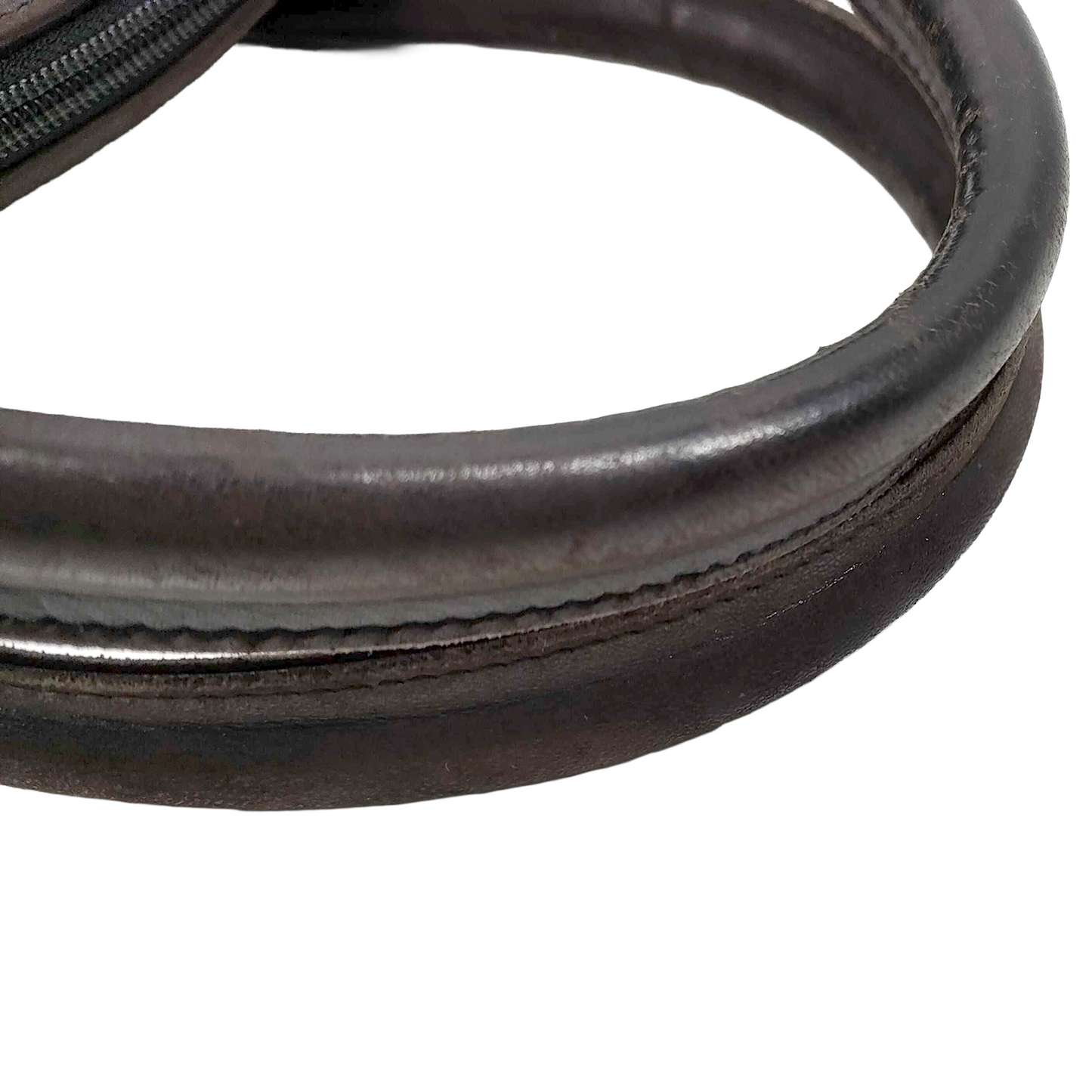 #1310 BALLY Vintage Hand-woven Intrecciato Black & Brown Lambskin & Suede Braided Leather Top Handle Bag