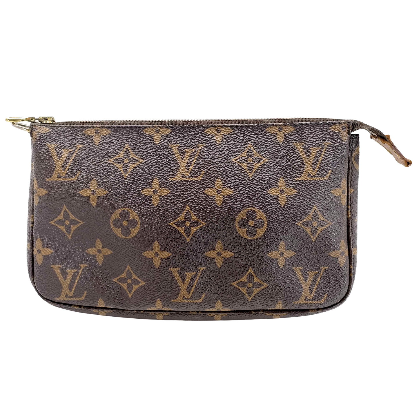 #1308 LOUIS VUITTON Monogram Pochette (Damaged)