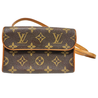 #1291 LOUIS VUITTON Florentine MM with Original Vachetta Leather Strap