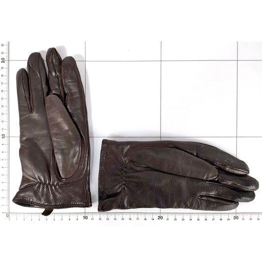 #1303 BOTTEGA VENETA Women's Short Leather Gloves (Size 6)