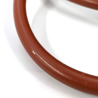 #1141 MCM Boston 34 Bag in Cognac Visetos