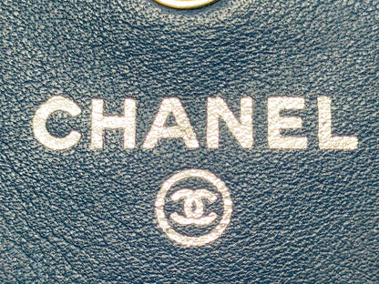 #1386 CHANEL Teal Blue Patent Leather Matelassé Continental Wallet
