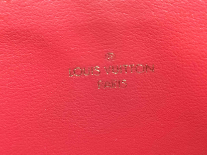 #1387 LOUIS VUITTON Red Empreinte Leather Coin Zippy