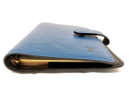 #1210 LOUIS VUITTON Blue Epi Leather Agenda PM