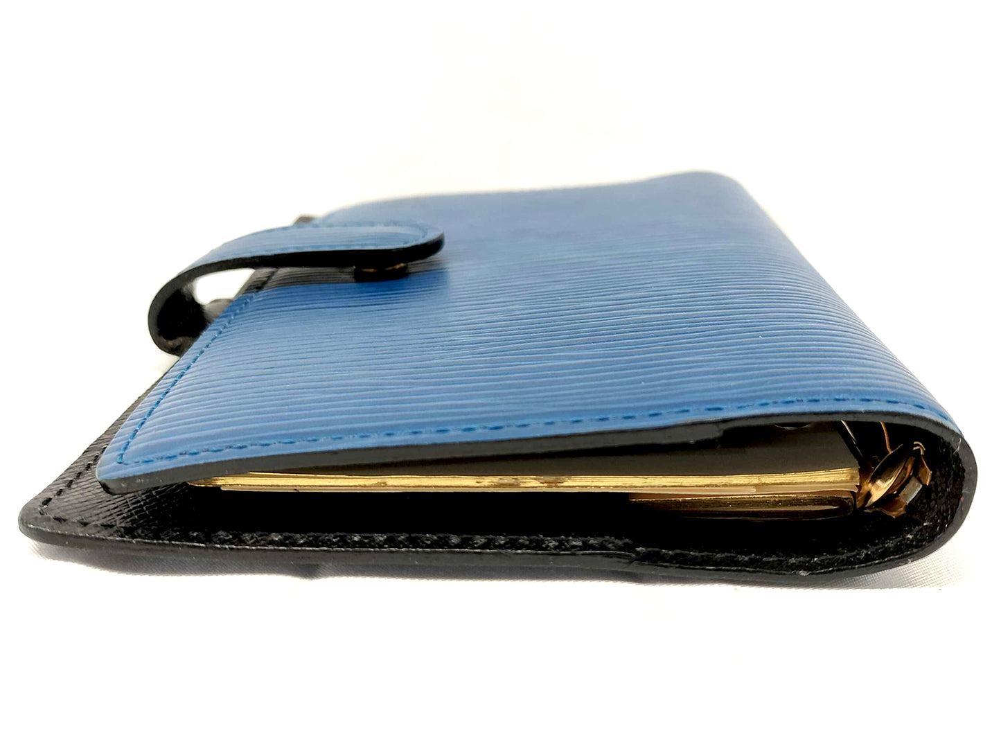 #1210 LOUIS VUITTON Blue Epi Leather Agenda PM