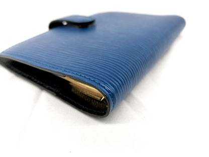 #1210 LOUIS VUITTON Blue Epi Leather Agenda PM