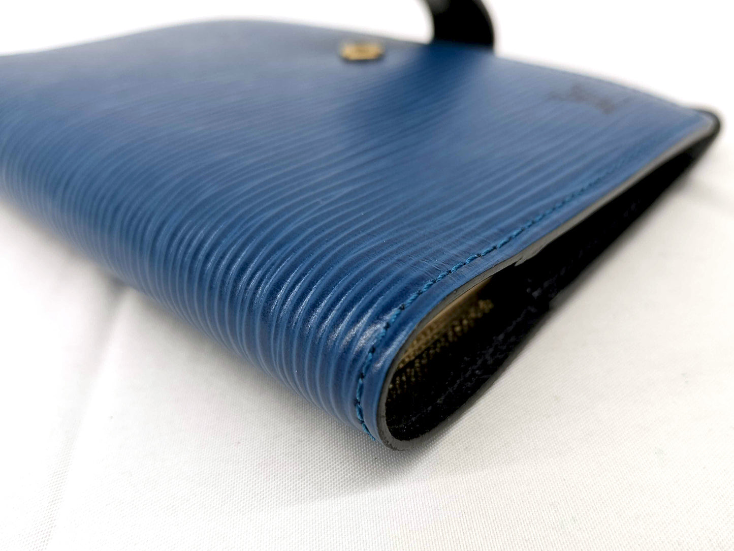 #1210 LOUIS VUITTON Blue Epi Leather Agenda PM