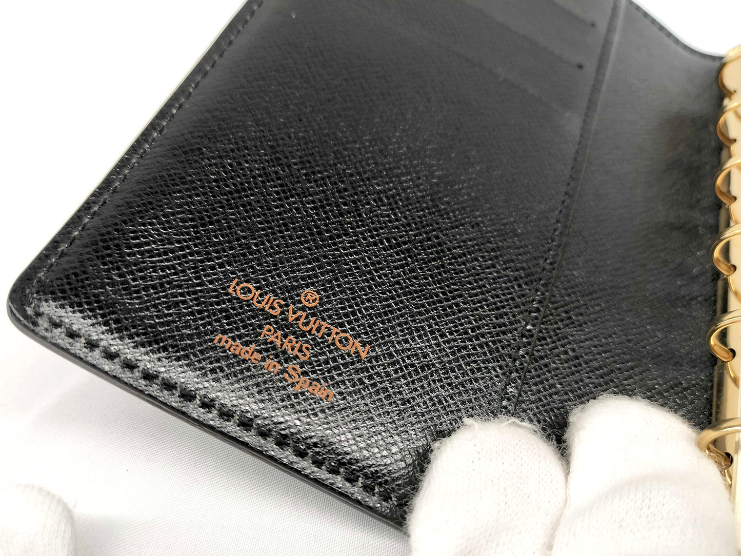 #1210 LOUIS VUITTON Blue Epi Leather Agenda PM