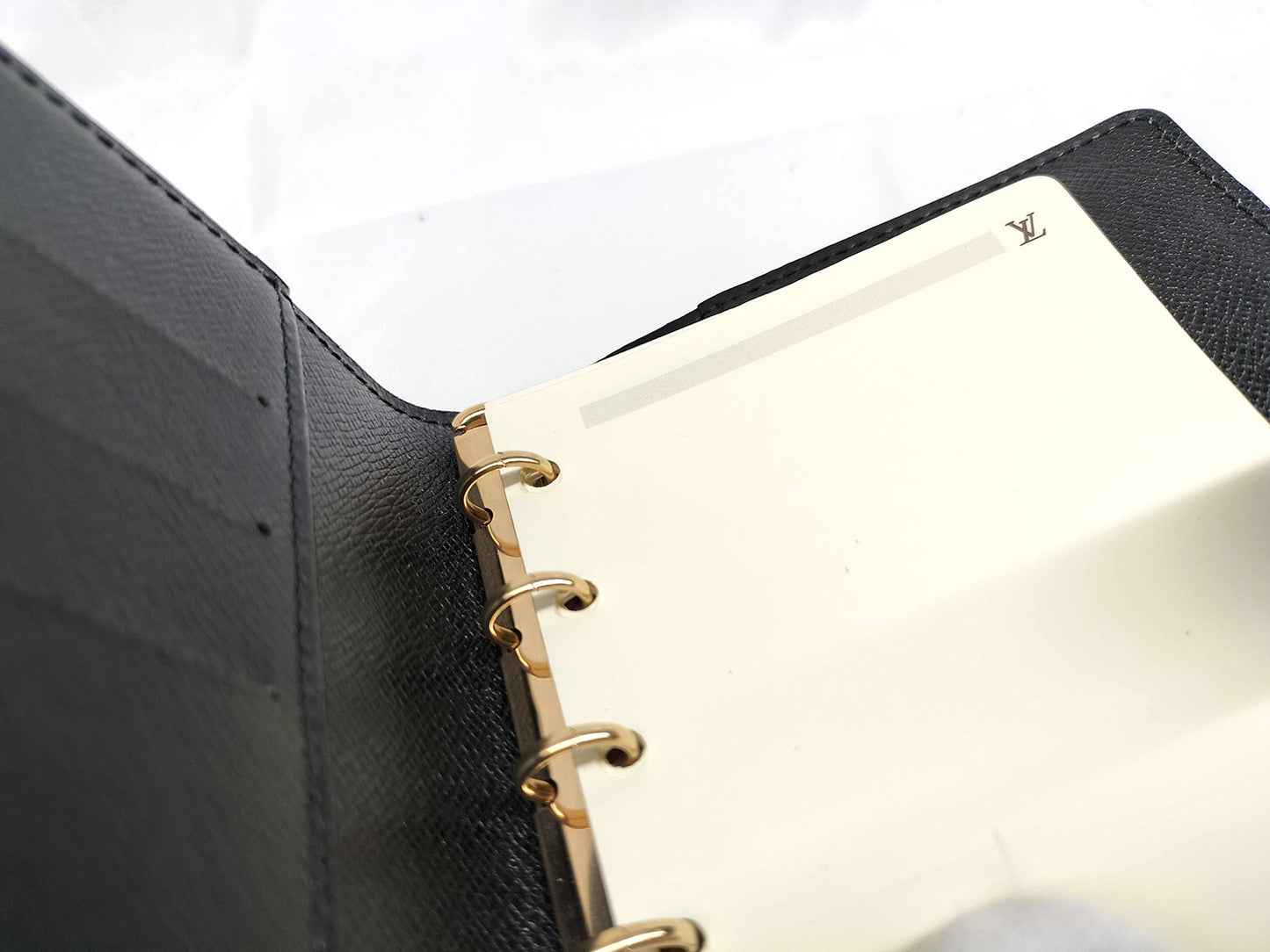 #1210 LOUIS VUITTON Blue Epi Leather Agenda PM