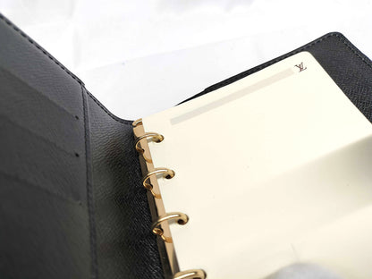 #1210 LOUIS VUITTON Blue Epi Leather Agenda PM