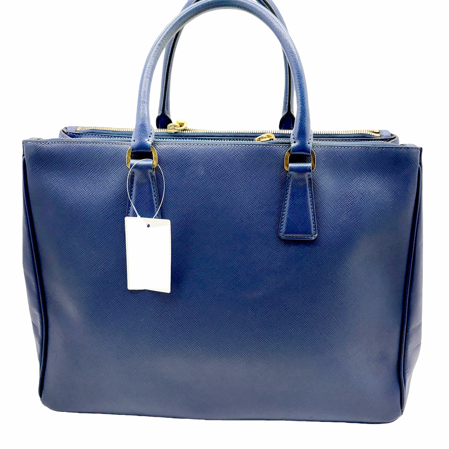 #1188 PRADA Navy Blue Saffiano Leather Galleria Bag