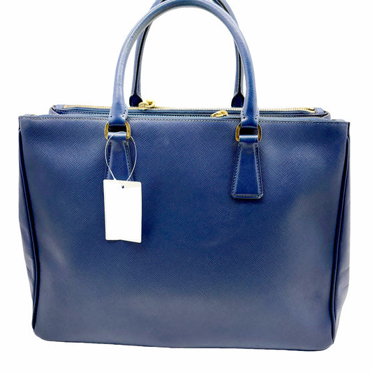 #1188 PRADA Navy Blue Saffiano Leather Galleria Bag