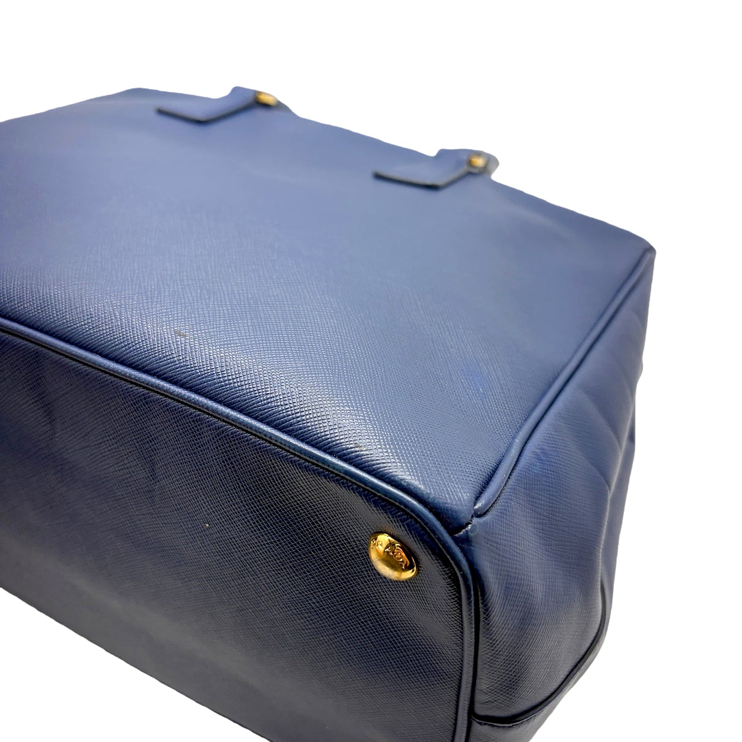 #1188 PRADA Navy Blue Saffiano Leather Galleria Bag