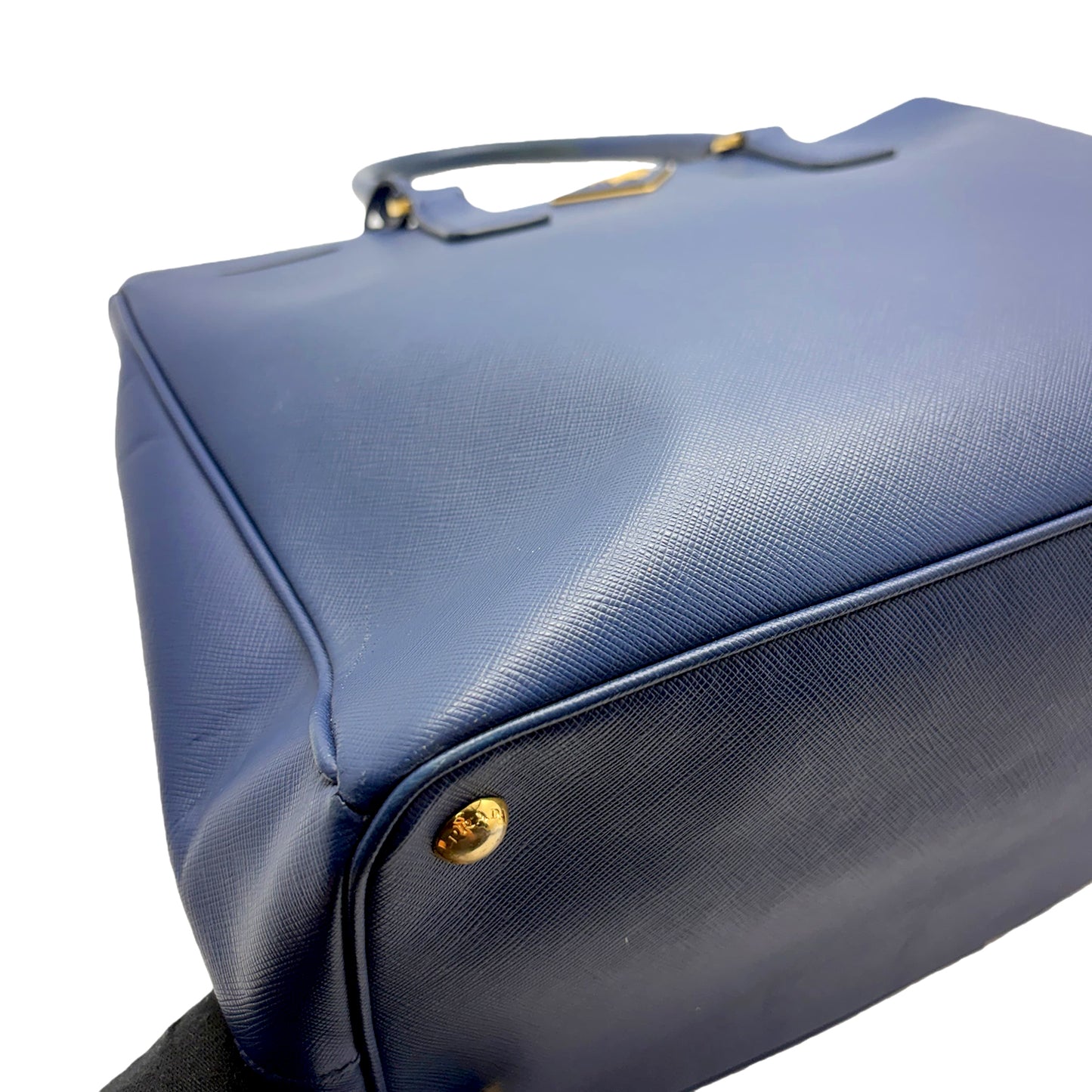 #1188 PRADA Navy Blue Saffiano Leather Galleria Bag