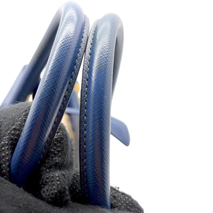 #1188 PRADA Navy Blue Saffiano Leather Galleria Bag