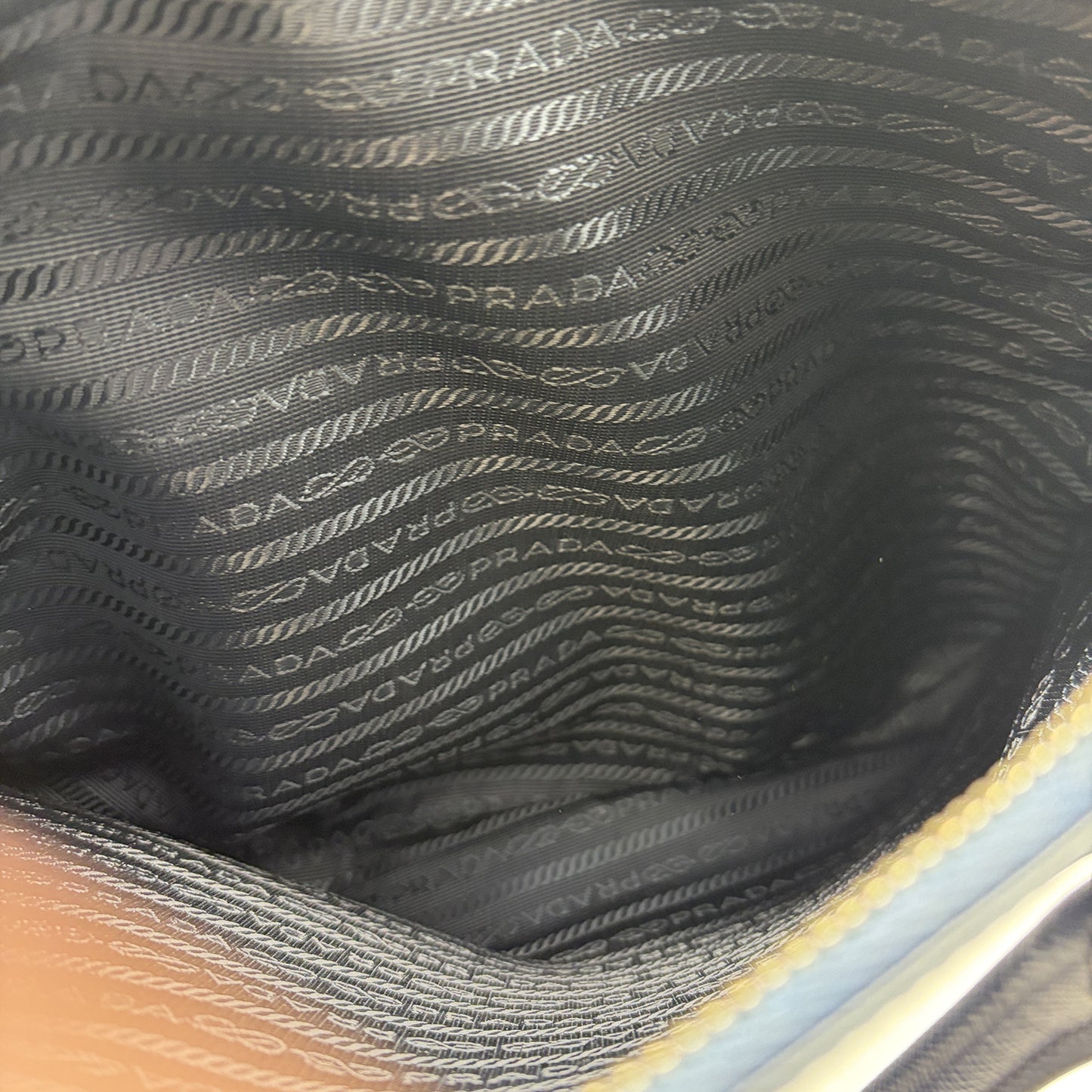 #1188 PRADA Navy Blue Saffiano Leather Galleria Bag