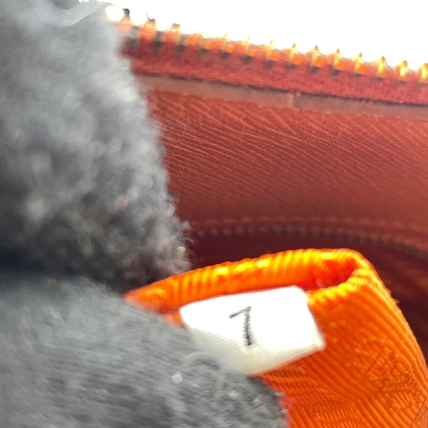 #1191 PRADA Orange Lux Saffiano Leather Promenade Tote