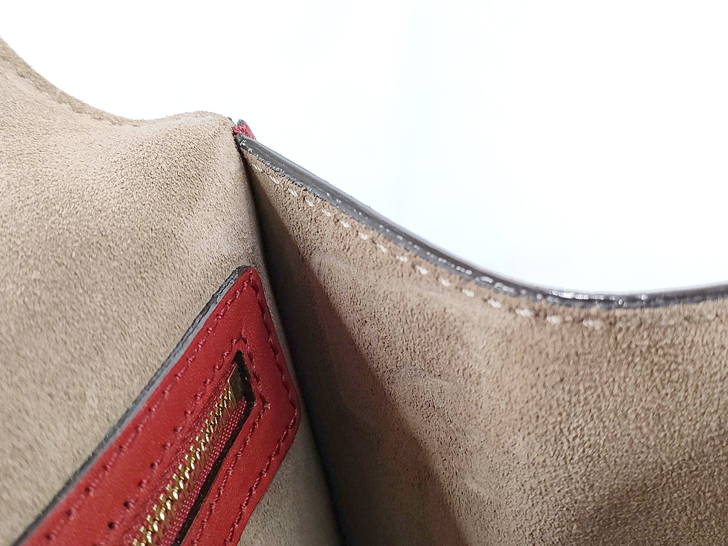 #1206 JIMMY CHOO Burgundy Leather Madeline Top Handle Bag