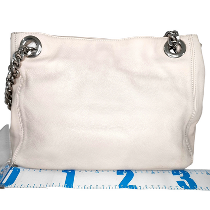 #1420 MARIO VALENTINO Luisa Diamond Leather Shoulder Bag