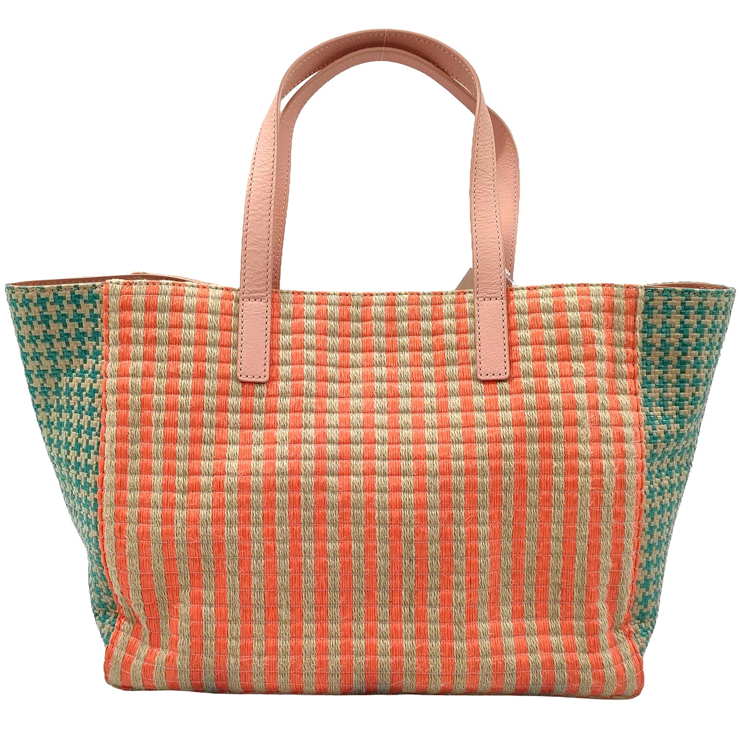 #1207 MARC BY MARC JACOBS Multicolor Jute and Straw Tote