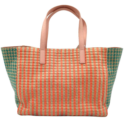 #1207 MARC BY MARC JACOBS Multicolor Jute and Straw Tote