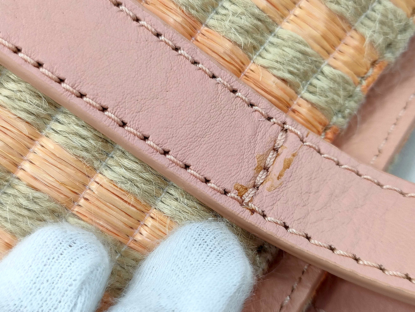 #1207 MARC BY MARC JACOBS Multicolor Jute and Straw Tote