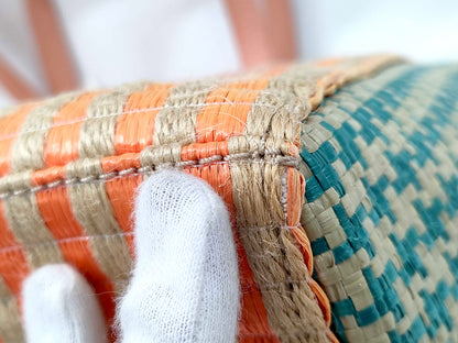 #1207 MARC BY MARC JACOBS Multicolor Jute and Straw Tote