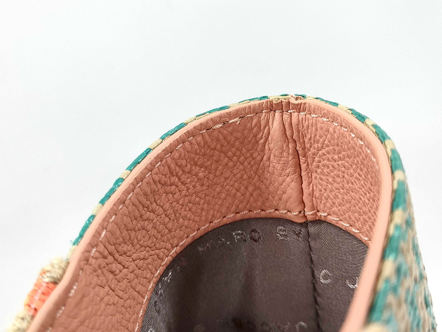 #1207 MARC BY MARC JACOBS Multicolor Jute and Straw Tote