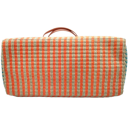 #1207 MARC BY MARC JACOBS Multicolor Jute and Straw Tote