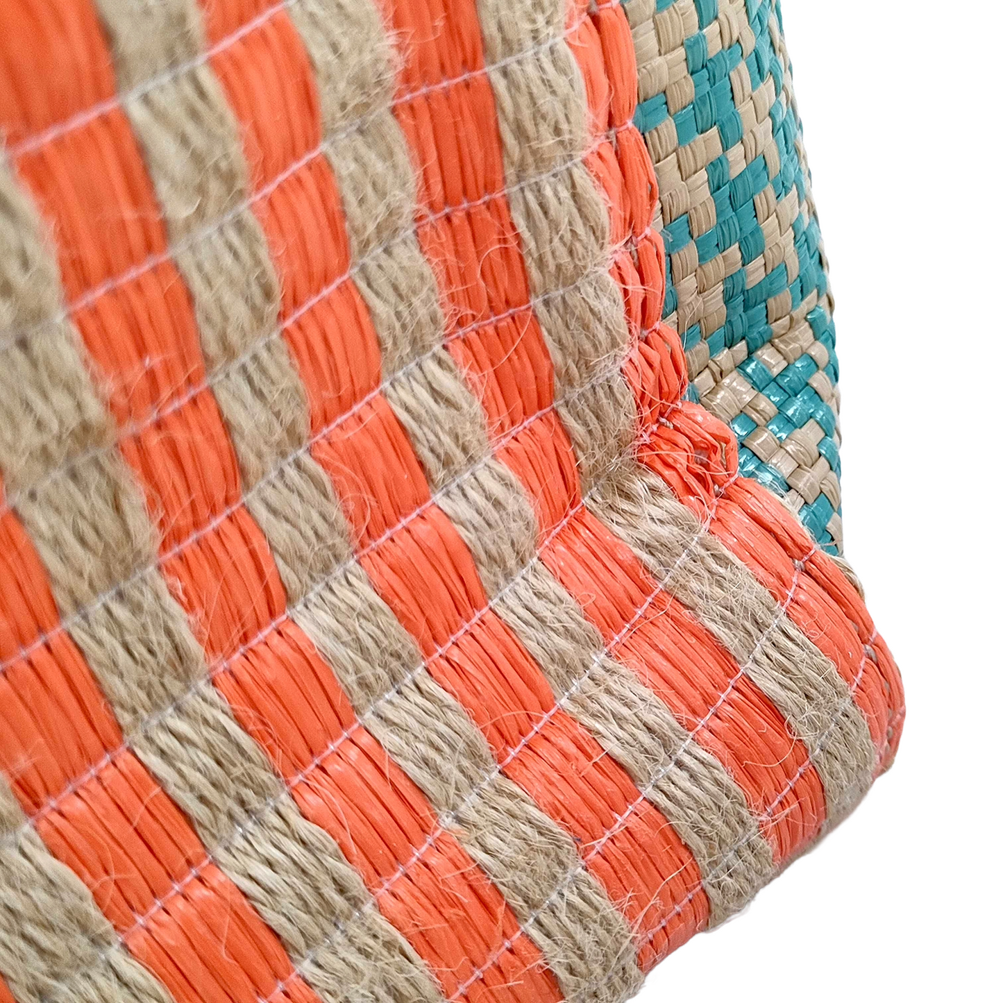 #1207 MARC BY MARC JACOBS Multicolor Jute and Straw Tote