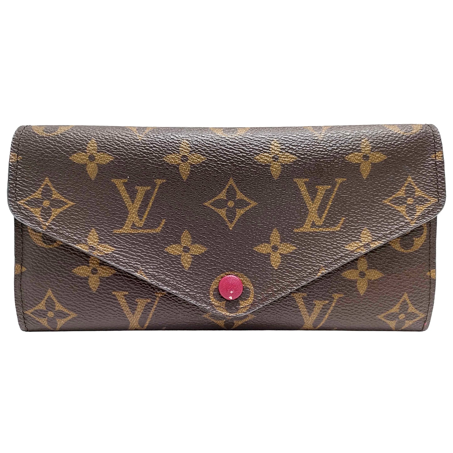 #1203 LOUIS VUITTON Monogram Portefeuil Josephine (Personalized)