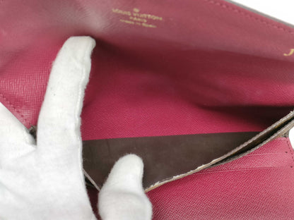 #1203 LOUIS VUITTON Monogram Portefeuil Josephine (Personalized)