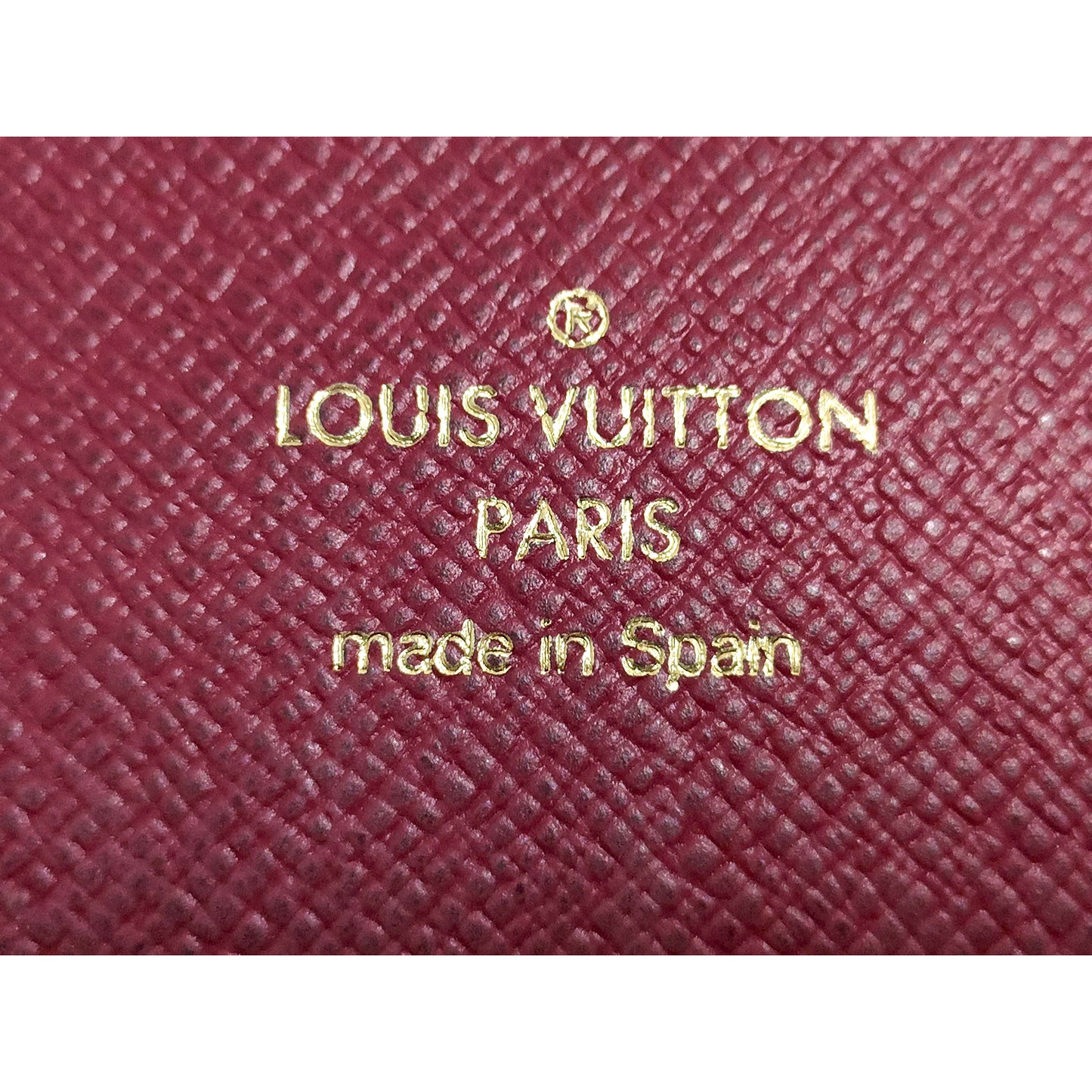 #1203 LOUIS VUITTON Monogram Portefeuil Josephine (Personalized)