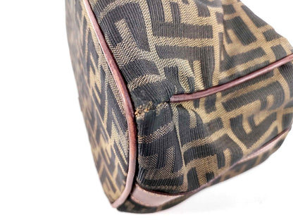 #1393 FENDI Vintage Zucca Vanity Handbag